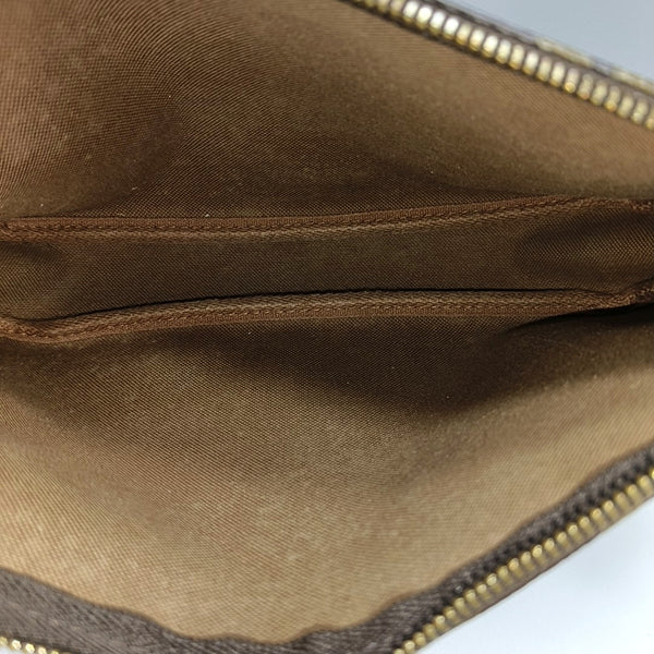 ACCESSOIRES Monogram Coated Canvas Brown