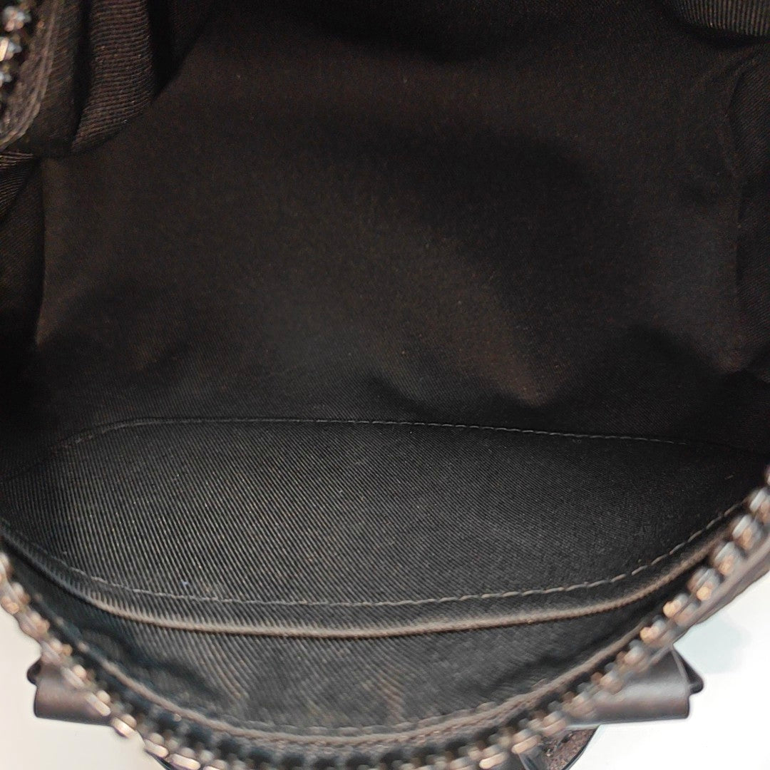 KEEPALL 25 Monogram Calfskin Black