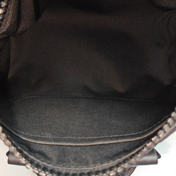 KEEPALL 25 Monogram Calfskin Black