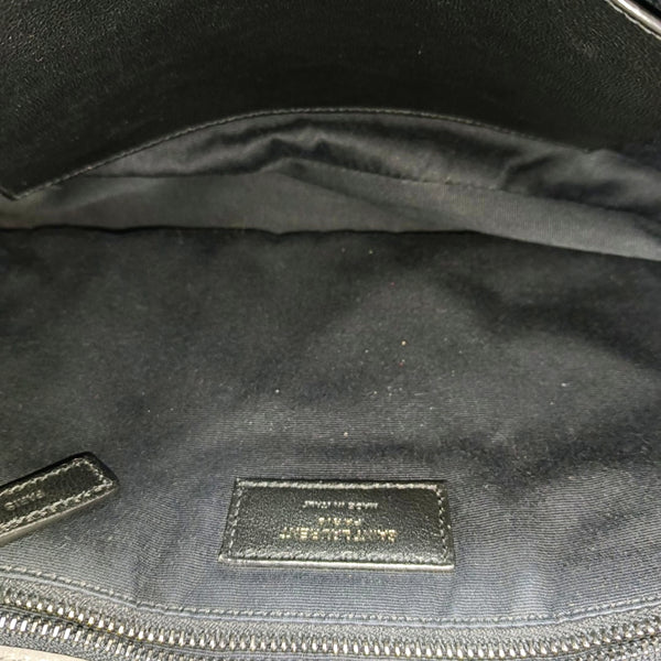 NIKI Medium Chevron Calfskin Gray