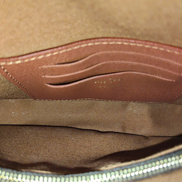 IVY Monogram Coated Canvas Brown