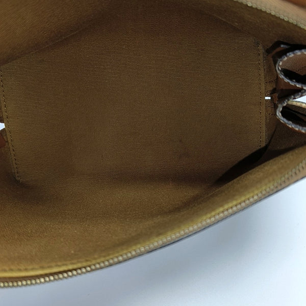 TRIOMPHE CANVAS Mini Coated Canvas Brown