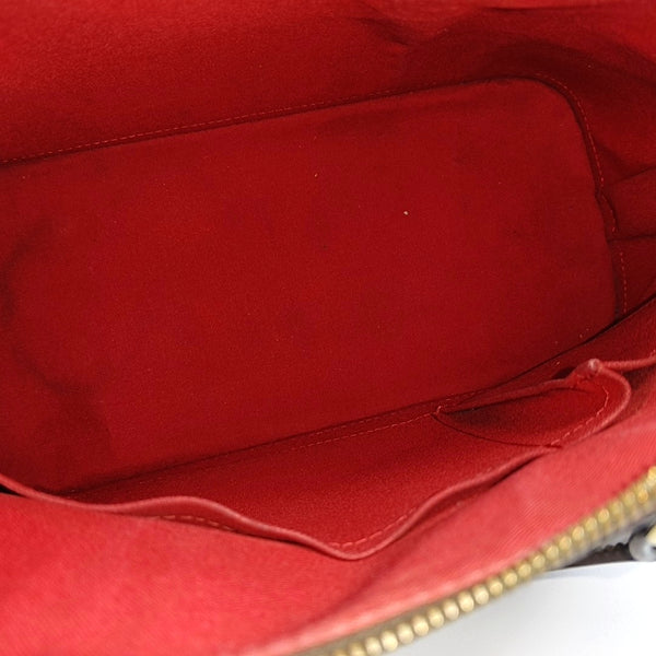 ALMA PM Lona revestida Damier Ebene Marrón