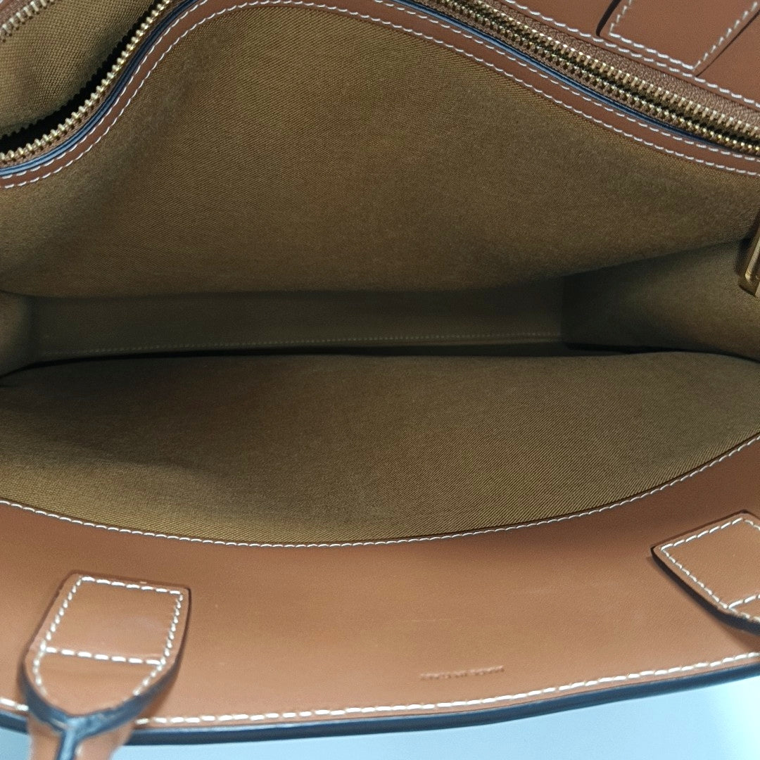 CABAS CELINE Medium Coated Canvas Brown