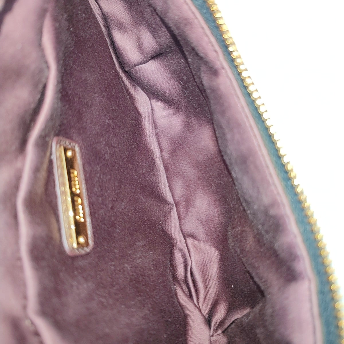 Two-Tone Waist Bag Quilted Velvet Red