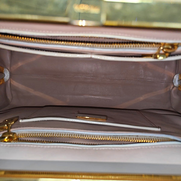 Pyramid Saffiano Calfskin Yellow