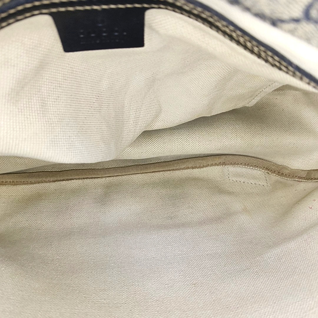 Monogram Coated Canvas Shoulder Bag Beige