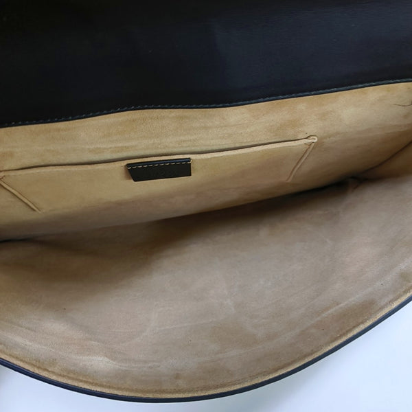 Authenticated pre-owned  Sylvie Calfskin Black - Clutch at Looply
