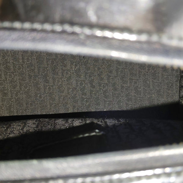 Lady Dior Medium Cannage Patent Leather Black