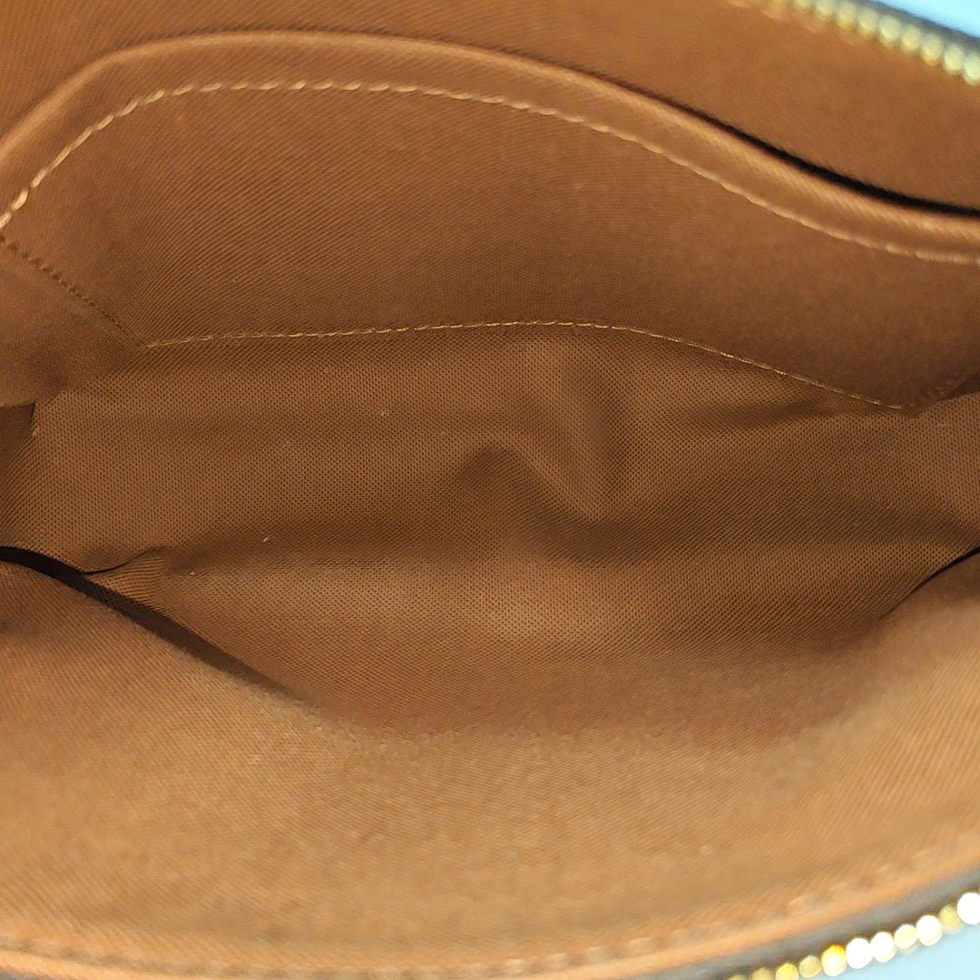 ACCESSOIRES GM Monogram Coated Canvas Brown