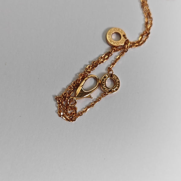 DIVAS' DREAM 18k Rose Gold Green Necklace