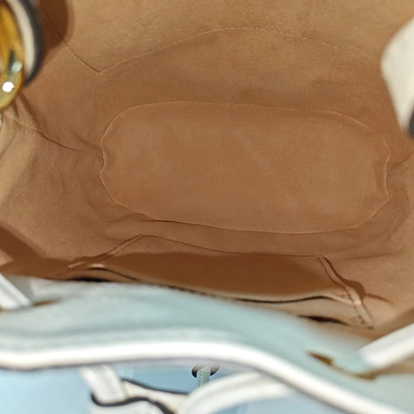 Authenticated pre-owned  Ophidia Small Calfskin White - Bucket Bag at Looply