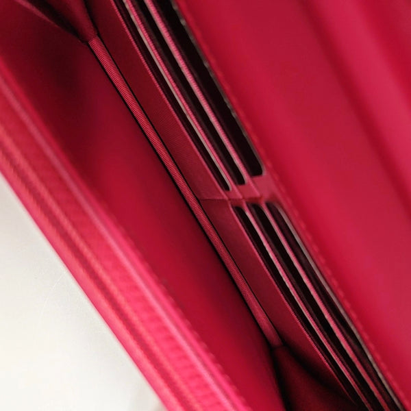 WOC Quilted Calfskin Red