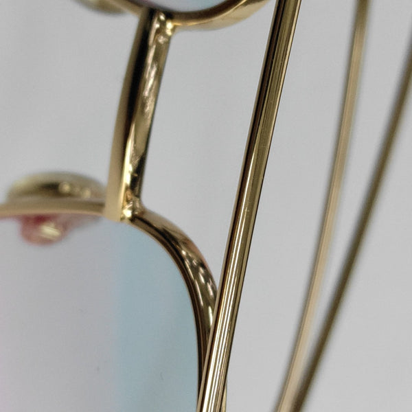 Synthetic Eyeglasses Gold
