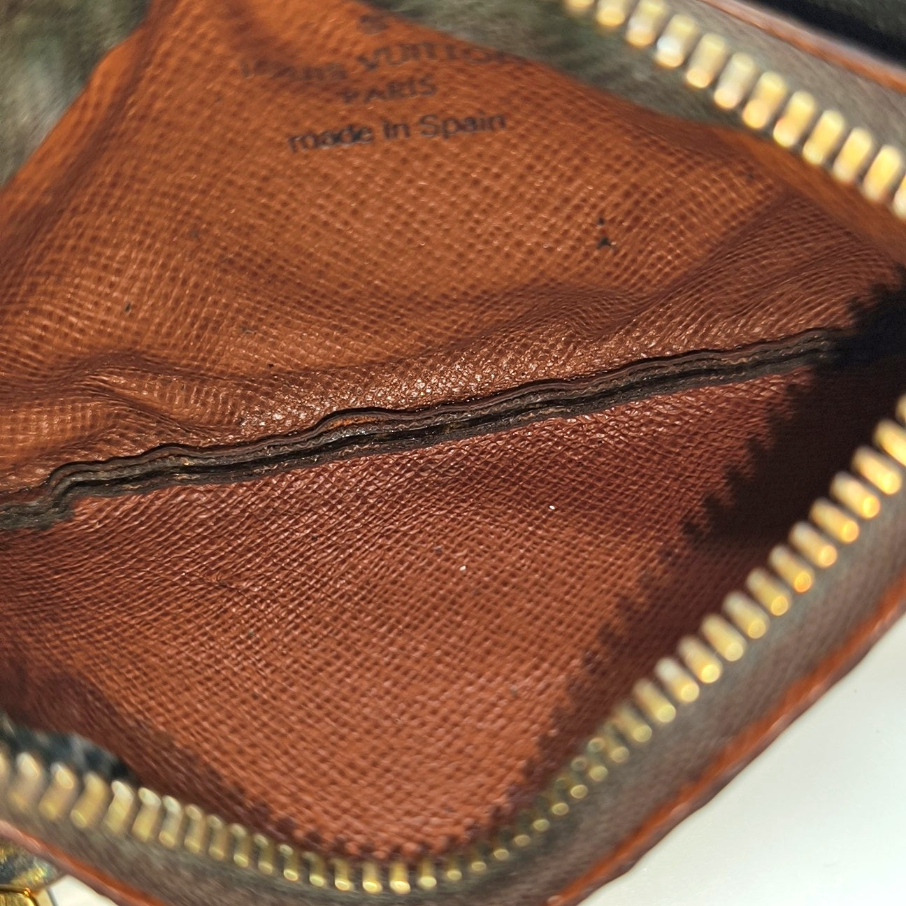 Monogram Coated Canvas Coin Purse Brown