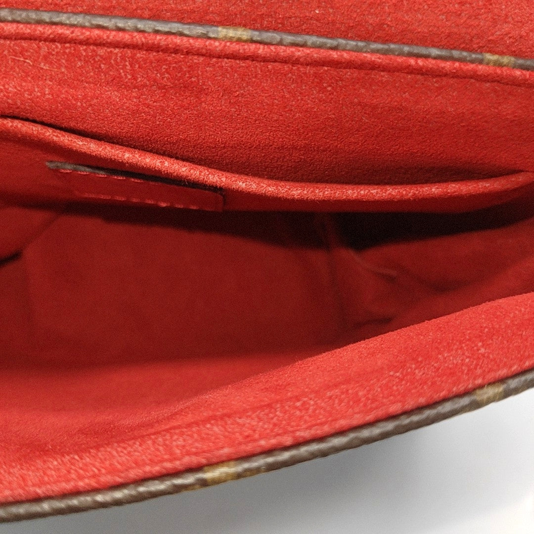 LOCKY BB Monogram Coated Canvas Red