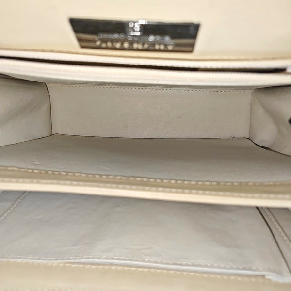 Calfskin Top Handle Bag Beige