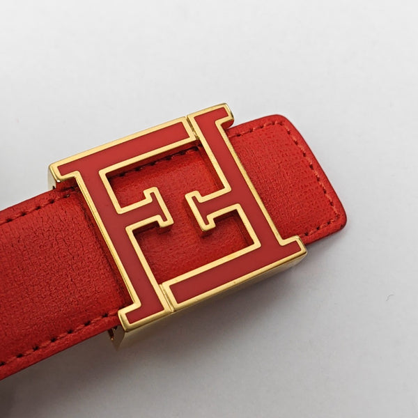 Leather Belt Orange
