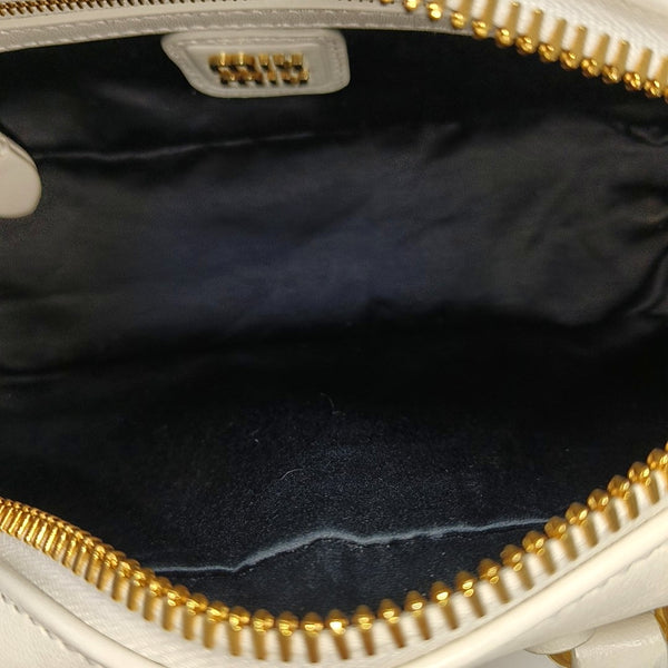 Arcadie Matelassé Lambskin White