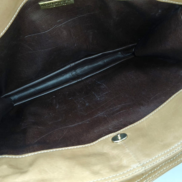Calfskin Tote Bag Brown