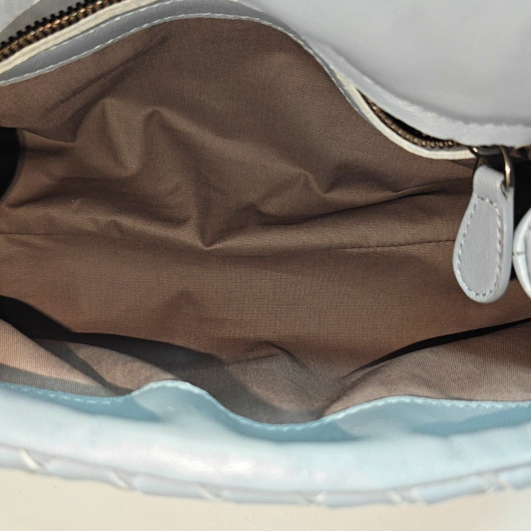 Lambskin Crossbody Bag Blue
