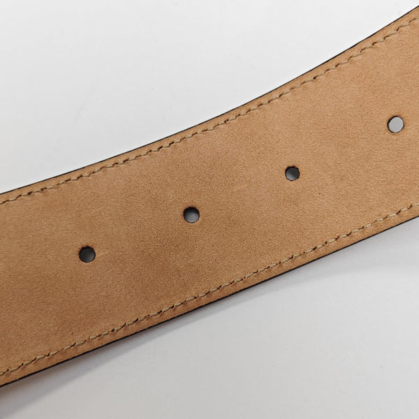 Coated Canvas Belt White