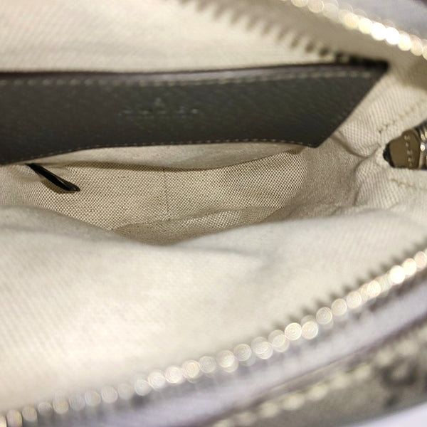 Ophidia Mini Monogram Coated Canvas Gray