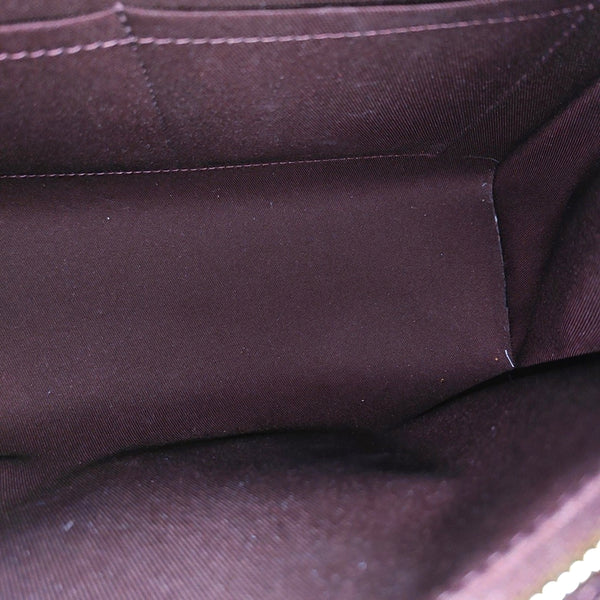 CLUNY MM Monogram Coated Canvas Brown