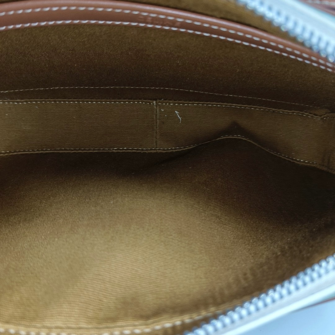 Coated Canvas Crossbody Bag Medium Multicolor
