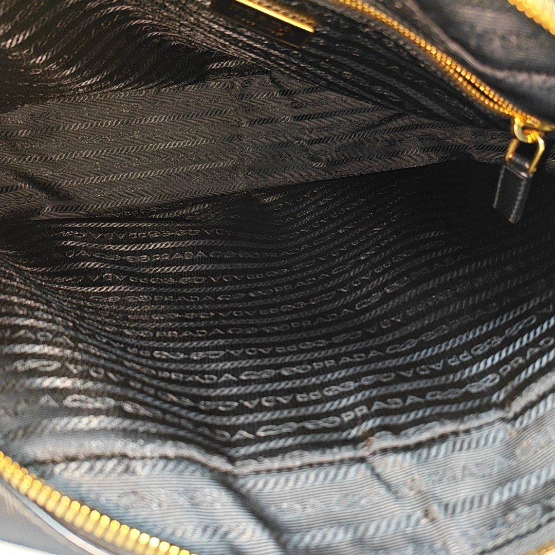 Bauletto Saffiano Calfskin Black