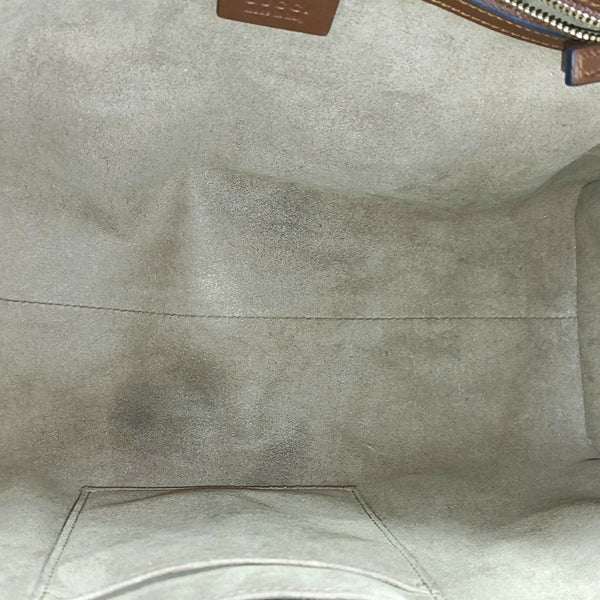 Padlock Medium Monogram Coated Canvas Beige
