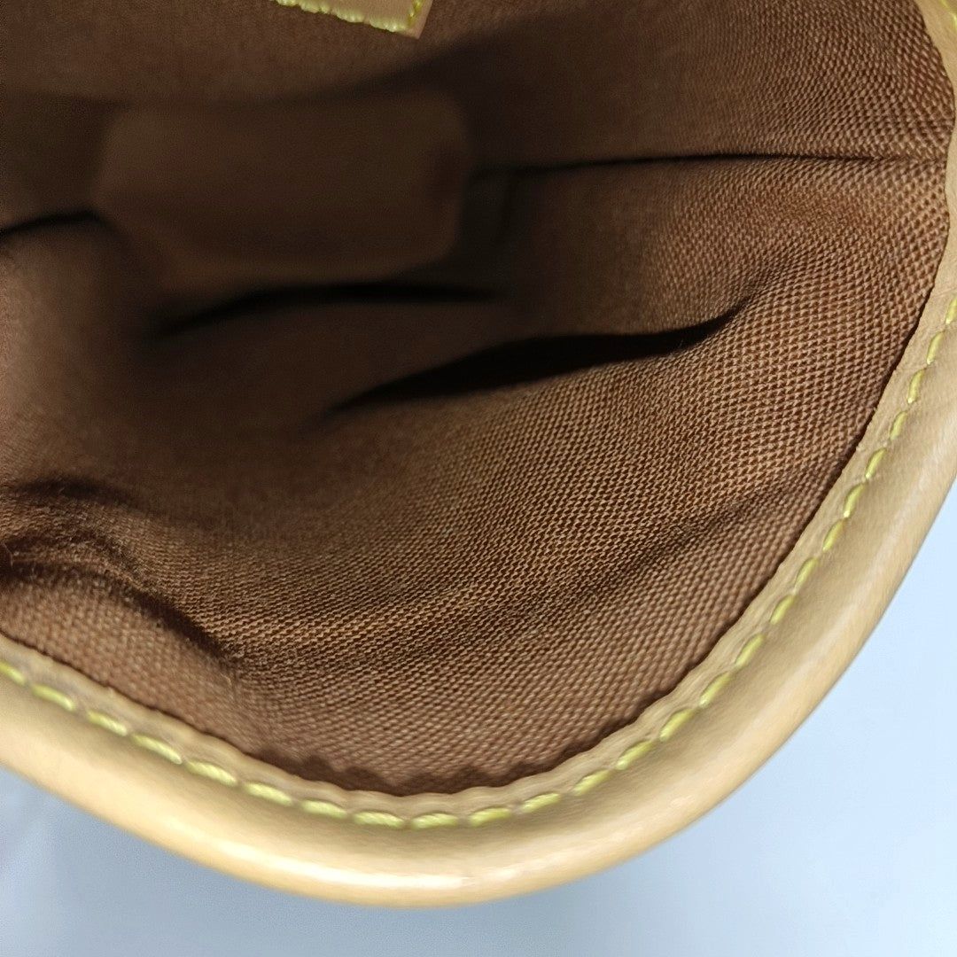 FOLD ME Monogram Coated Canvas Brown