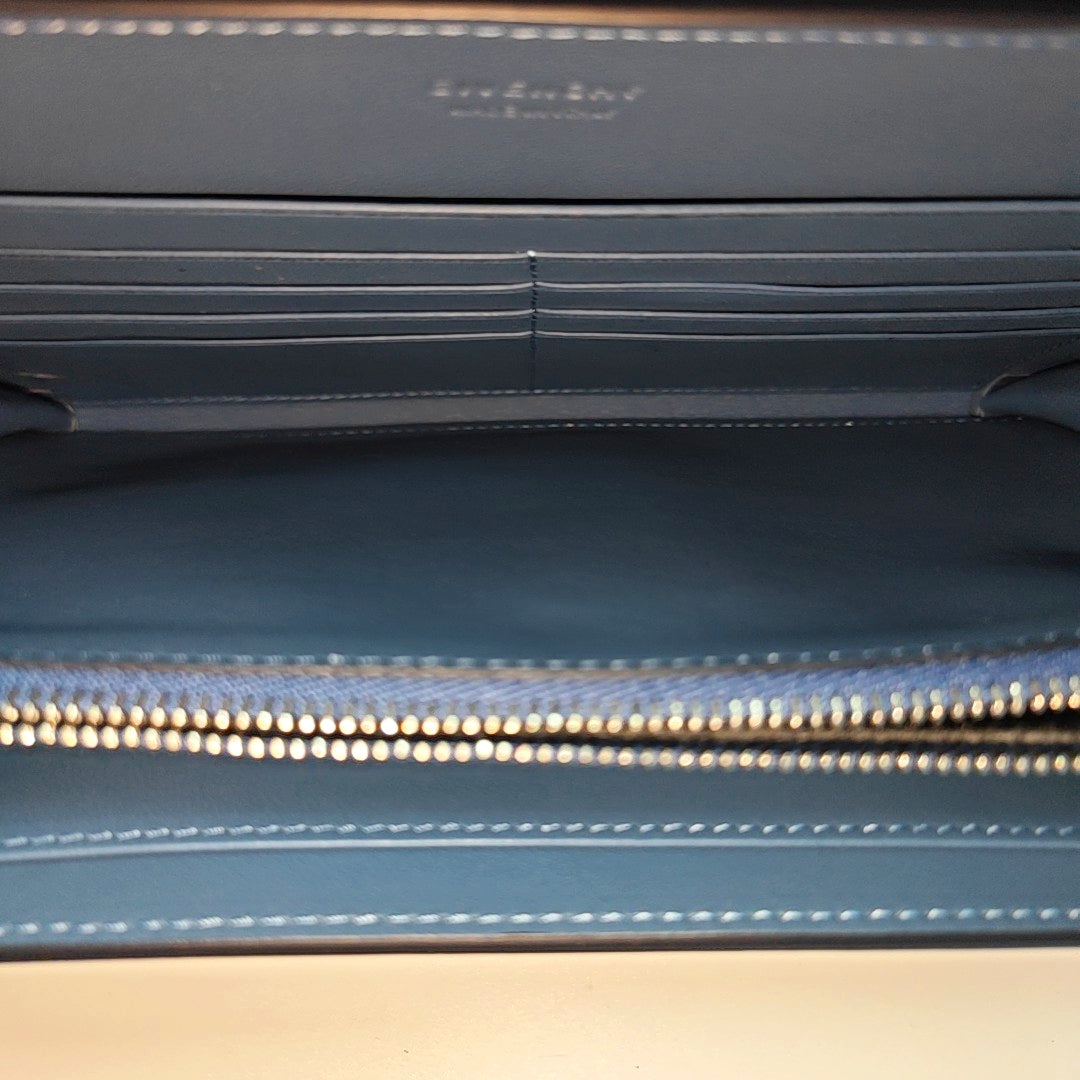 Calfskin Clutch Blue