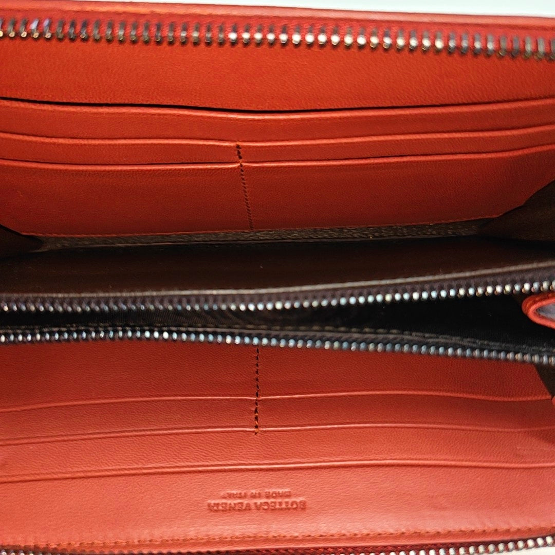 Lambskin Wallet Red
