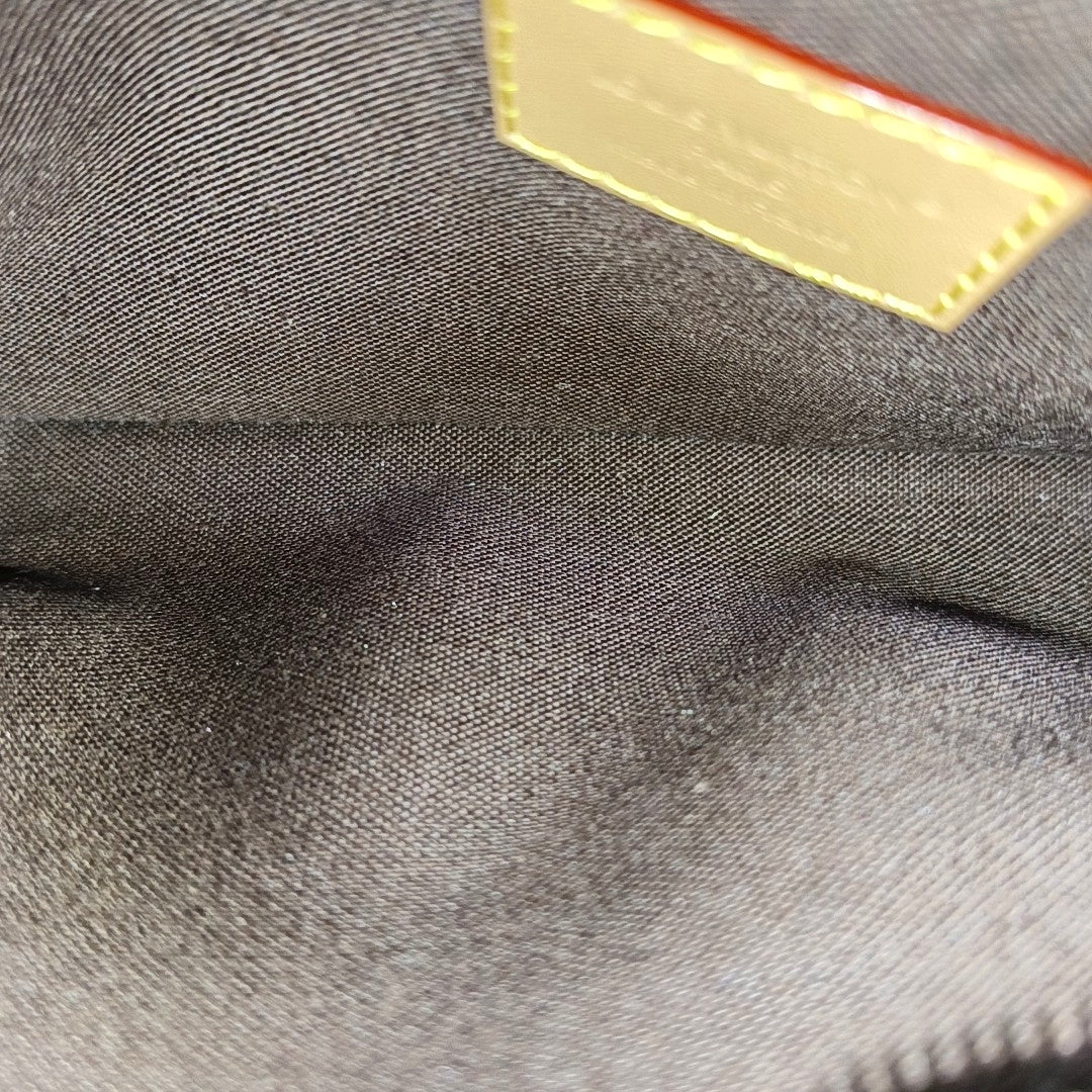 LIV POCHETTE Monogram Coated Canvas Brown