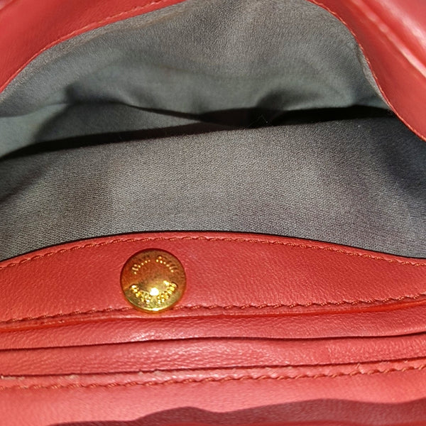 Lambskin Shoulder Bag Red