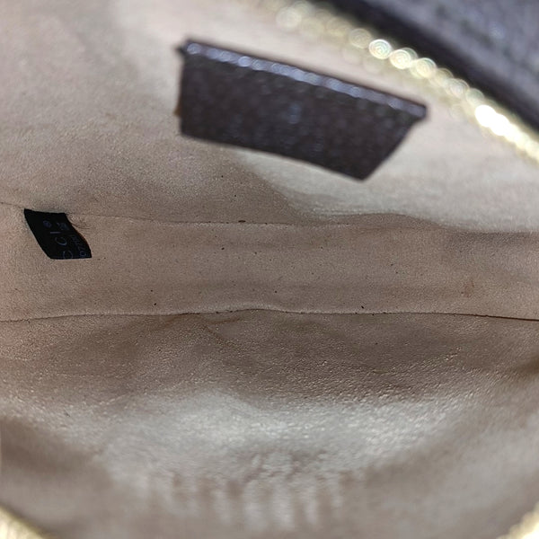 Ophidia Mini Monogram Coated Canvas Beige