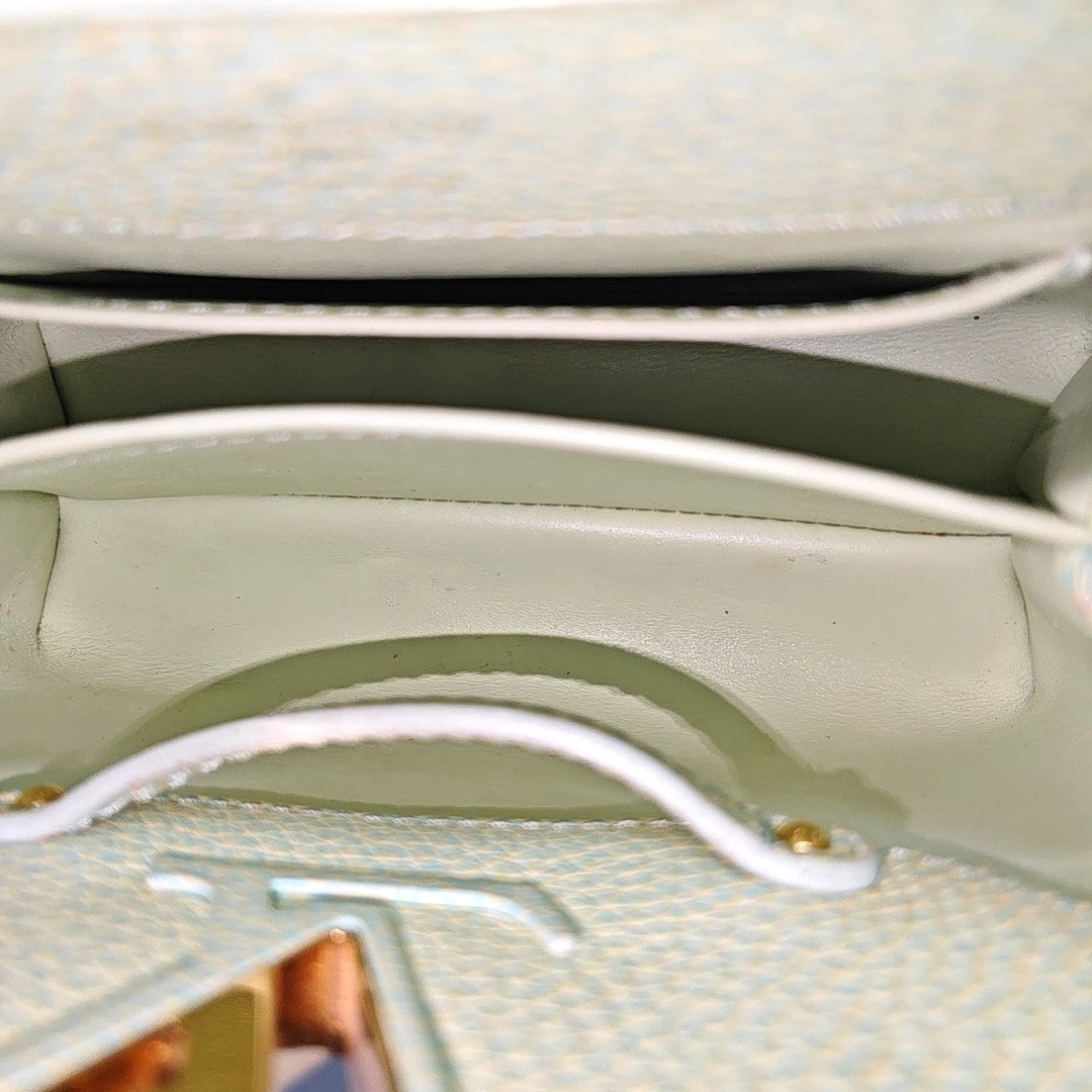 CAPUCINES Mini Calfskin Green