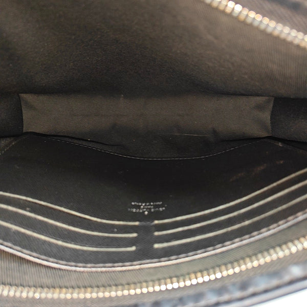 Pochette Voyag MM Monogram Coated Canvas Black
