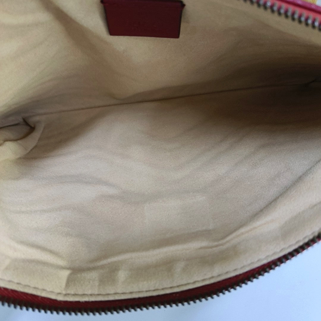 Quilted Calfskin Red