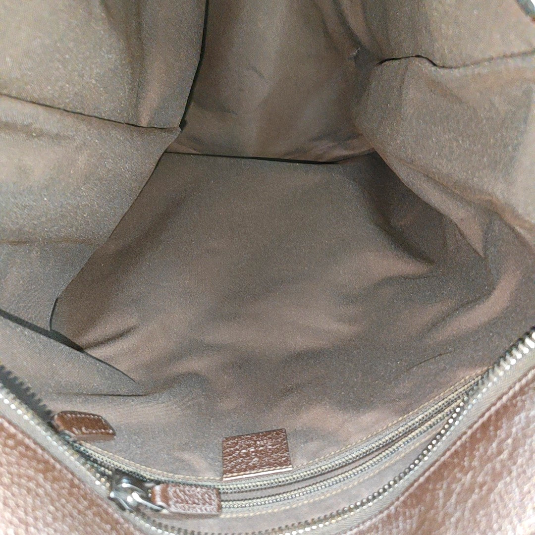 Monogram Canvas Tote Bag Brown