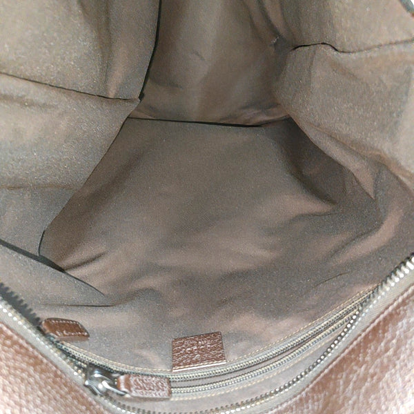 Monogram Canvas Tote Bag Brown