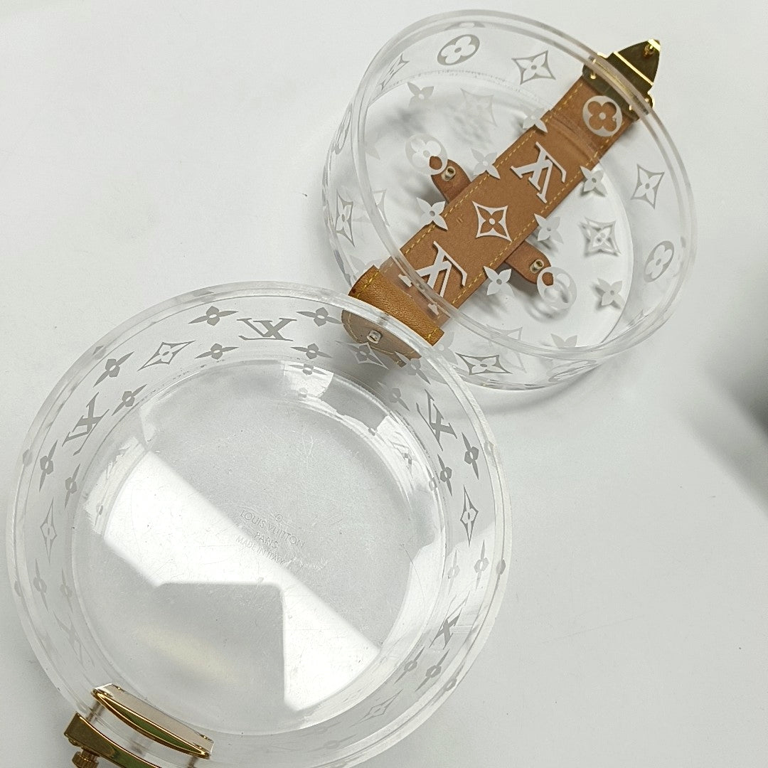 BOX SCOTT Monogram Plastic Clear