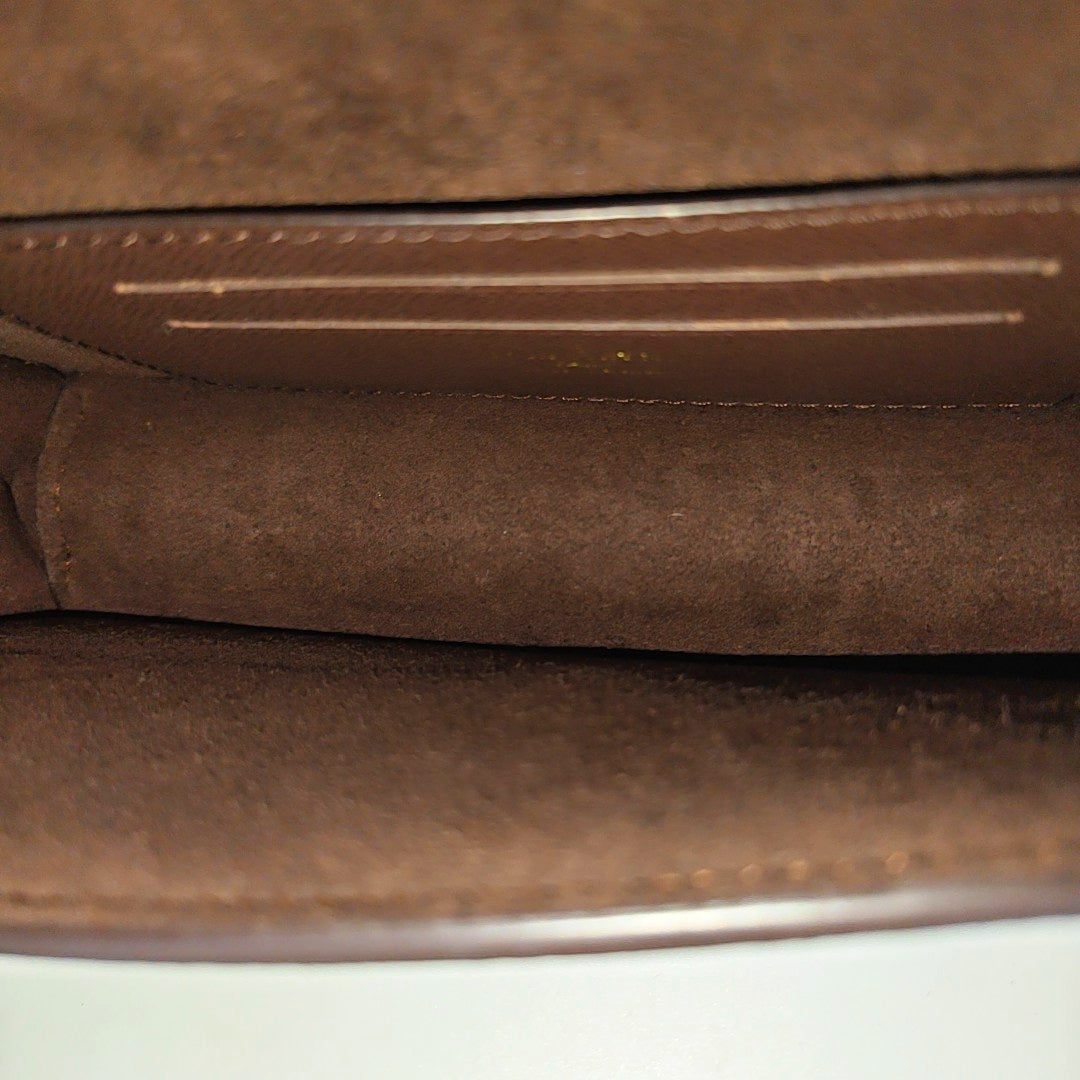 Lily Monogram Coated Canvas Brown