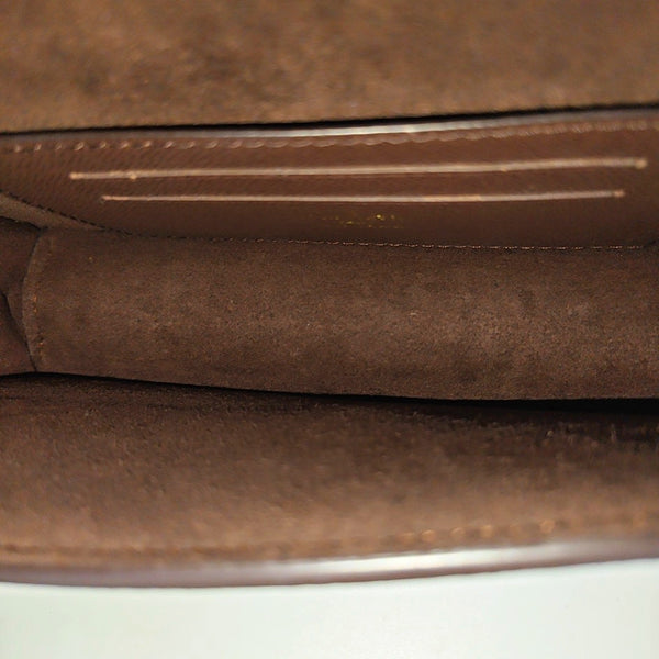 Lily Monogram Coated Canvas Brown