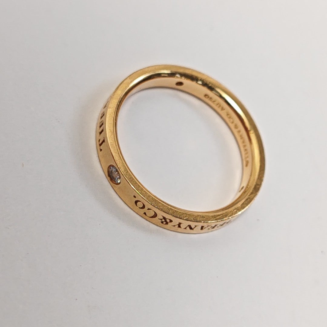 Tiffany &amp; Co. 18k Rose Gold Ring EU 51
