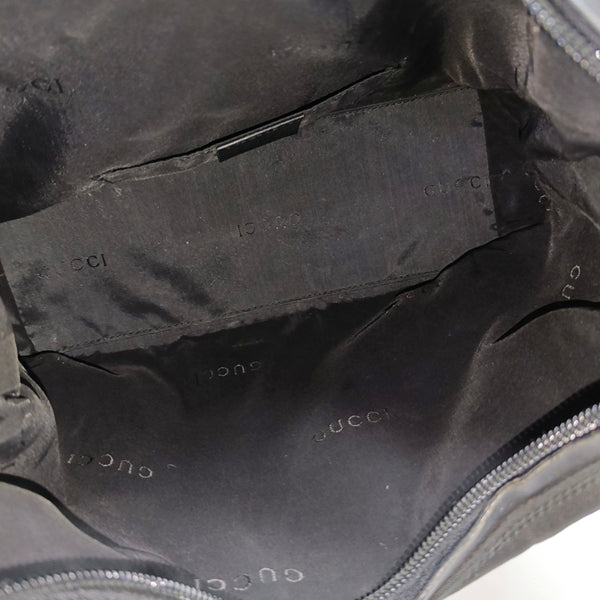Fabric Top Handle Bag Black
