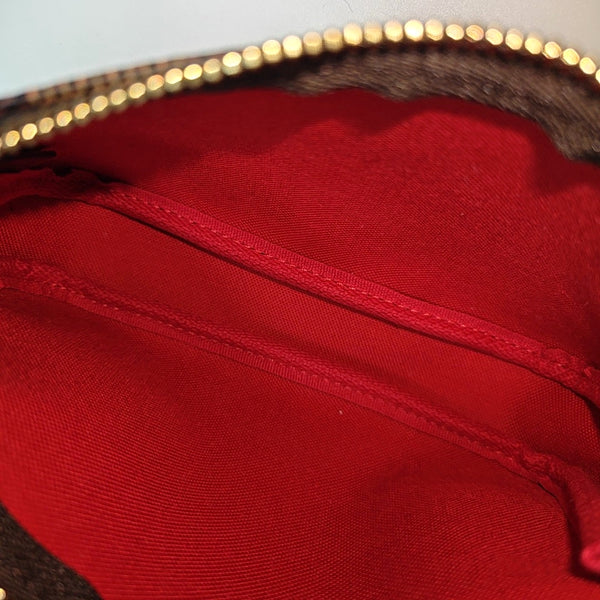 ACCESSOIRES Mini Damier Ebene Coated Canvas Brown
