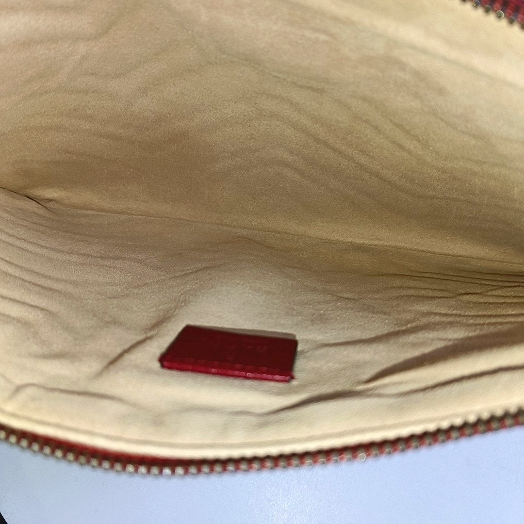 Quilted Calfskin Red