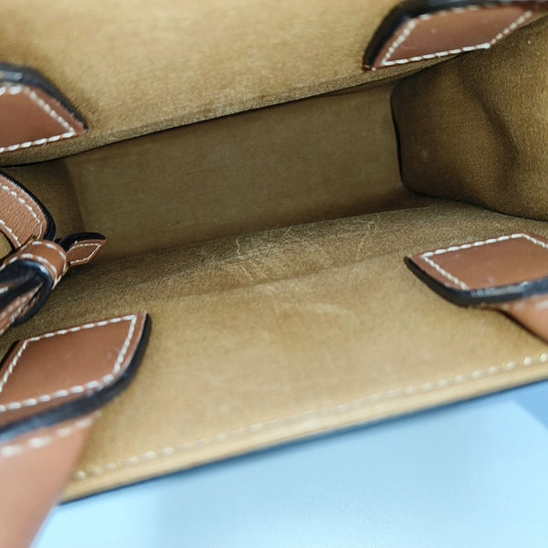 CABAS CELINE Mini Coated Canvas Brown